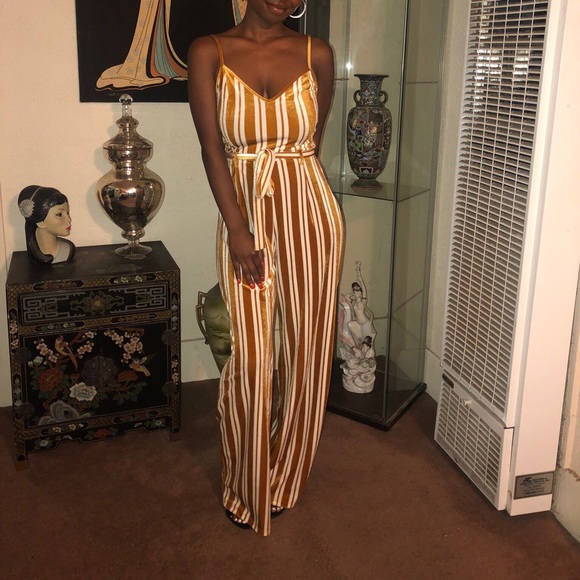 Striped Jumpsuit - Picture 2 of 2